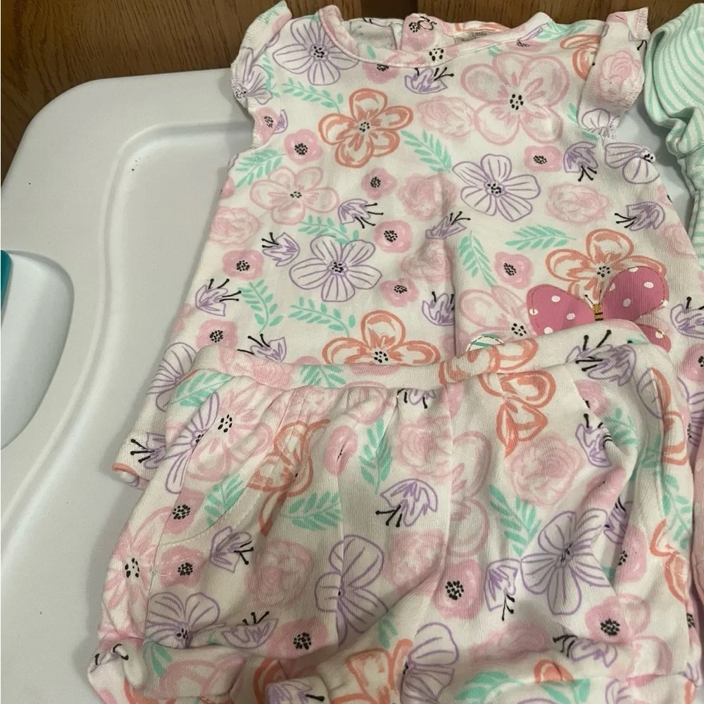 Baby girl shirt and shorts set - Picture 7 of 8